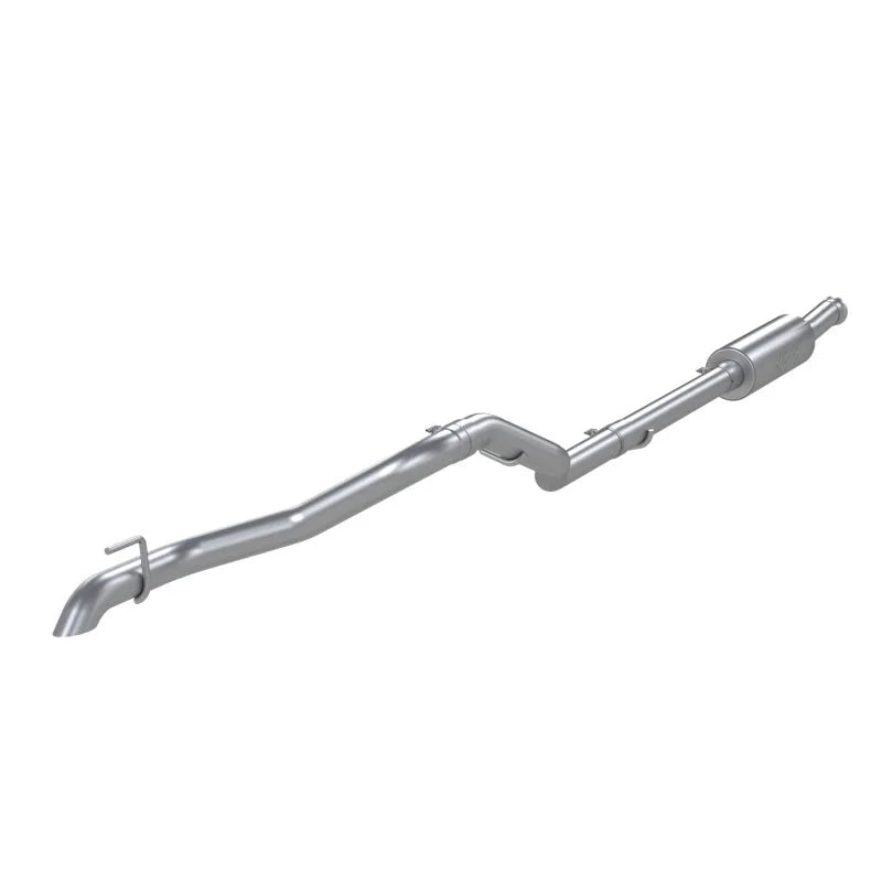 MBRP 2020 Jeep Gladiator 3.6L 2.5in Single Rear Exit Cat Back Exhaust - Aluminized (Off-Road) - Main Product View
