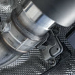 Load image into Gallery viewer, MBRP 2020+ Toyota Supra 3.0L 3in Catback Dual Rear Carbon Fiber Tips - T304 - Side View