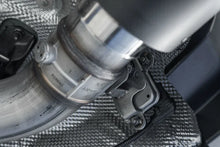 Load image into Gallery viewer, MBRP 2020+ Toyota Supra 3.0L 3in Catback Dual Rear Carbon Fiber Tips - T304 - Side View