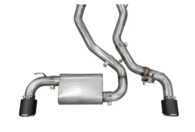 MBRP 2020+ Toyota Supra 3.0L 3in Catback Dual Rear Carbon Fiber Tips - T304 - Additional View 10