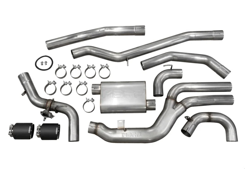 MBRP 2020+ Toyota Supra 3.0L 3in Catback Dual Rear Carbon Fiber Tips - T304 - Additional View 12