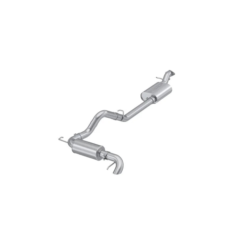 MBRP 2021-2023 Ford Bronco 2.3L/2.7L Stainless Steel 3in Cat-Back, Single High Clearance Rear Exit - Main Product View