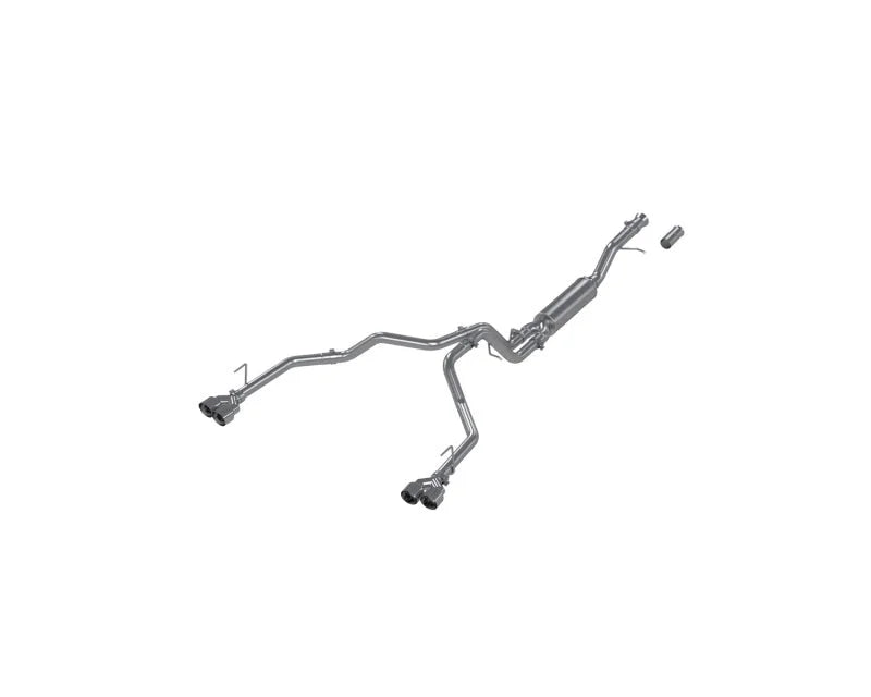MBRP 2021+ Chevy Tahoe / GMC Yukon Alum. 3in Cat-Back Dual Split Exhaust w/ Quad Tips - Main Product View
