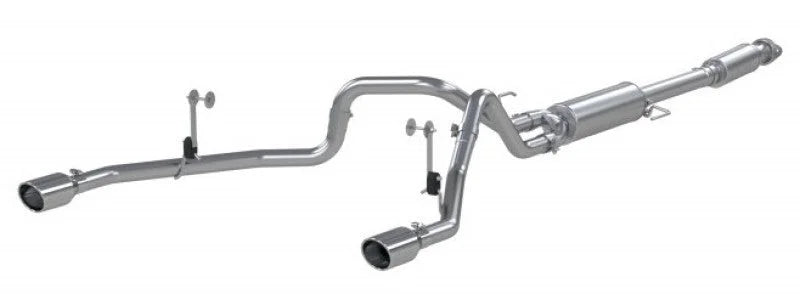 MBRP 2021+ F-150 2.7L/ 3.5L Ecoboost, 5.0L 3in Cat Back 2.5in Dual Split Rear - Additional View 6