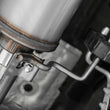 Load image into Gallery viewer, MBRP 2021+ F-150 2.7L/ 3.5L Ecoboost, 5.0L 3in Cat Back 2.5in Dual Split Rear - Black Coated - Back View
