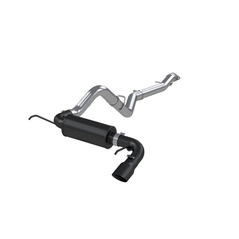 MBRP 2021+ Ford Bronco 2.3L/2.7L EcoBoost 3in Black Aluminized Catback Exhaust - Main Product View