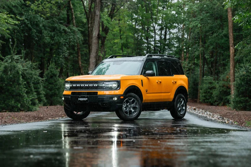 MBRP 2021+ Ford Bronco Sport (1.5L / 2.0L EcoBoost) 2.5in Res-Back Exhaust - Dual Rear - Black - Installation View