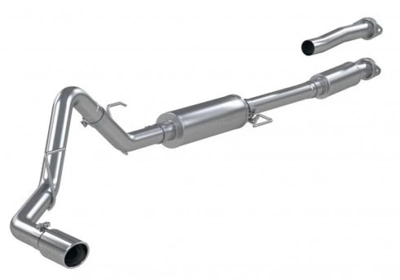 MBRP 2021+ Ford F-150 2.7L/ 3.5L Ecoboost 5.0L Single Side 3in Aluminized Steel Catback Exhaust - Additional View 6