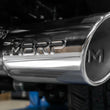 Load image into Gallery viewer, MBRP 2021+ Ford F-150 2.7L/ 3.5L Ecoboost 5.0L Single Side 3in Black Coated Catback Exhaust - Back View