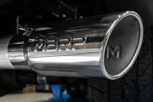 Load image into Gallery viewer, MBRP 2021+ Ford F-150 2.7L/ 3.5L Ecoboost 5.0L Single Side 3in Black Coated Catback Exhaust - Back View