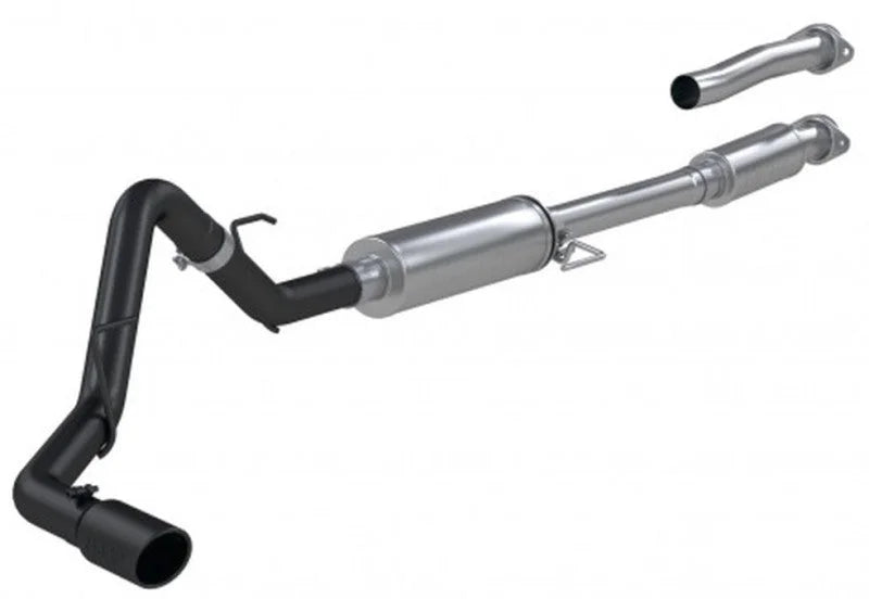 MBRP 2021+ Ford F-150 2.7L/ 3.5L Ecoboost 5.0L Single Side 3in Black Coated Catback Exhaust - Additional View 5