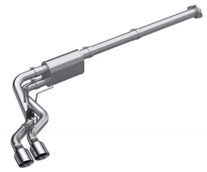 MBRP 2021 Ford F-150 2.7L EcoBoost / 3.5L EcoBoost / 5.0L 3in Cat Back Single Side Exit Alum - Additional View 6