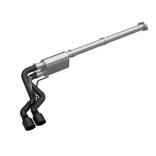 Load image into Gallery viewer, MBRP 2021 Ford F-150 2.7L EcoBoost / 3.5L EcoBoost / 5.0L 3in Cat Back Single Side Exit Black - Main Product View