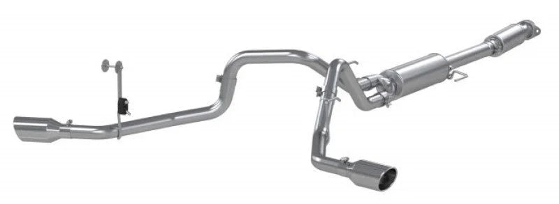 MBRP 2021+ Ford F150 2.7L/3.5L/5.0L 3in Aluminized Steel Cat-Back 2.5in Dual Split Side Exhaust - Additional View 6