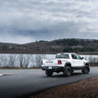 Load image into Gallery viewer, MBRP 2021 Ram TRX 6.2 S/C 3in Catback Dual Rear Carbon Fiber Tips(Race)- T304 - Installation View