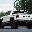 Load image into Gallery viewer, MBRP 2021 Ram TRX 6.2 S/C 3in T304 SS Muffler Delete Pipe - Installation View
