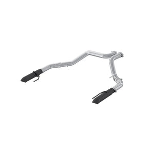 MBRP 2022+ Ford F-150 Raptor 3.5L / Raptor R 5.2L 3in Dual Rear Exit Turndown Axle Back - Black