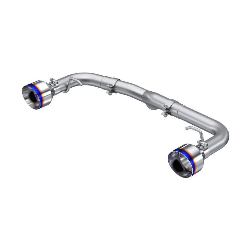 MBRP 2022 Subaru BRZ 2.4L/Toyota GR86 2.4L 2.5in Dual Split Rear Exit w/5in OD Burnt End Tips - T304 - Main Product View