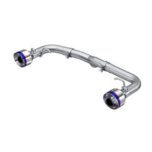 Load image into Gallery viewer, MBRP 2022 Subaru BRZ 2.4L/Toyota GR86 2.4L 2.5in Dual Split Rear Exit w/5in OD Burnt End Tips - T304 - Main Product View