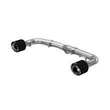 Load image into Gallery viewer, MBRP 2022 Subaru BRZ 2.4L/Toyota GR86 2.4L 2.5in Dual Split Rear Exit w/5in OD CF Tips - T304 - Main Product View