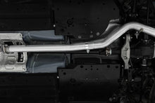 Load image into Gallery viewer, MBRP 2022 Subaru WRX 2.4L 3in Cat Back 5in OD w/ Carbon Fiber Tips - T304 - Side View