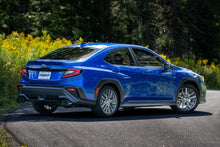 Load image into Gallery viewer, MBRP 2022 Subaru WRX 2.5in Dual Split Rear Exit w/ Quad BE Tips - T304 - Installation View