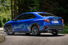 Load image into Gallery viewer, MBRP 2022+ Subaru WRX 3in Cat-Back Dual Split Rear Quad Tips Race Profile Exhaust - Installation View