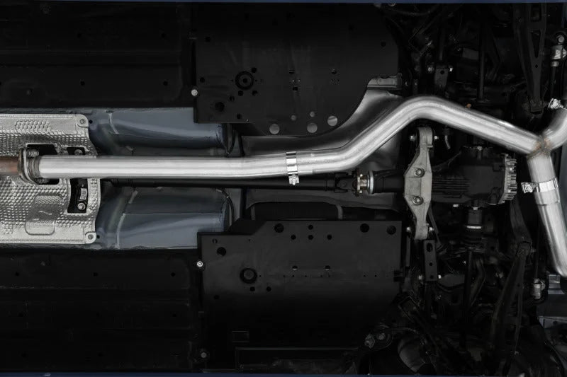 MBRP 2022+ Subaru WRX 3in Cat-Back Dual Split Rear Quad Tips Street Profile Exhaust - Side View