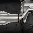 Load image into Gallery viewer, MBRP 2022 VW Golf GTI MK8 T304 SS 3in Cat-Back Exhaust 2.5in Dual Split Rear w/ Carbon Fiber Tips - Side View