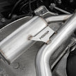 Load image into Gallery viewer, MBRP 2022 VW Golf GTI MK8 T304 SS 3in Cat-Back Exhaust 2.5in Dual Split Rear w/ Carbon Fiber Tips - Back View