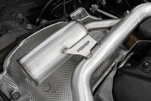 Load image into Gallery viewer, MBRP 2022 VW Golf GTI MK8 T304 SS 3in Cat-Back Exhaust 2.5in Dual Split Rear w/ Carbon Fiber Tips - Back View