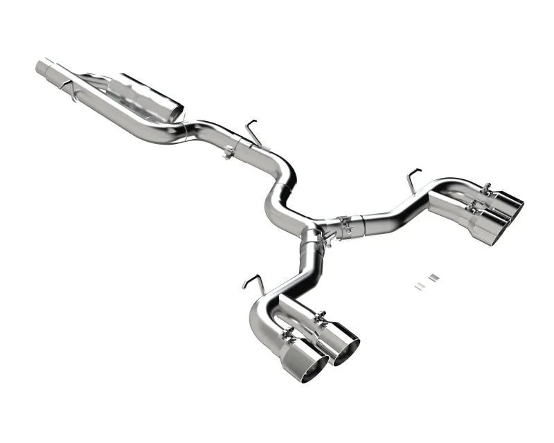 MBRP 2022 Volkswagen Golf R MK8 3in Cat-Back Quad Split Rear Valve Delete Exhaust - Main Product View