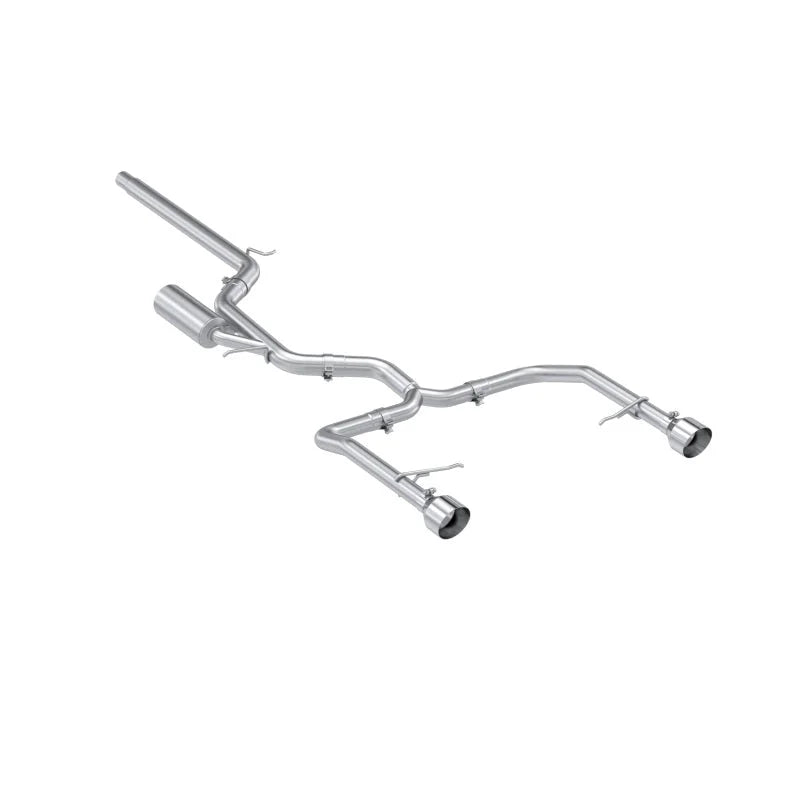 MBRP 2022 Volkswagen Jetta GLI 3in/2.5in Cat Back Dual Rear Exit - T304 - Main Product View