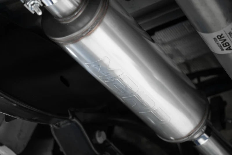 MBRP 2023 Chevy Colorado/GMC Canyon Aluminized Steel Single High Clearance Rear Exit - Side View