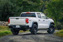 Load image into Gallery viewer, MBRP 2023+ Chevy Colorado/GMC Canyon Aluminized Steel 3in Cat-Back Single Side Exit - Black - Installation View