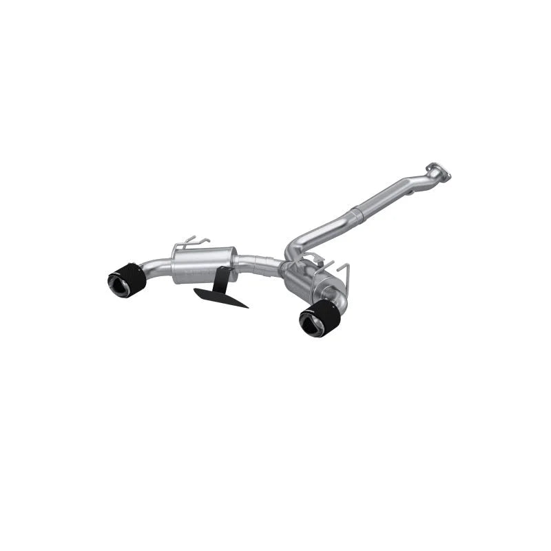 MBRP 2023 Toyota Corolla GR 1.6L T304 SS 3in Cat-Back Dual Split Rear w/ Carbon Fiber Tips - Main Product View