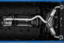 Load image into Gallery viewer, MBRP 2023 Toyota Corolla GR 1.6L T304 SS 3in Cat-Back Dual Split Rear w/ Carbon Fiber Tips - Side View