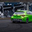 Load image into Gallery viewer, MBRP 2023 Toyota Corolla GR 1.6L T304 SS 3in Cat-Back Dual Split Rear w/ Carbon Fiber Tips - Installation View