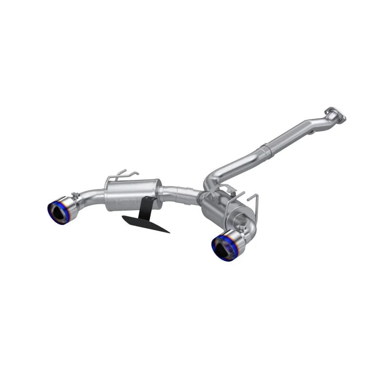 MBRP 2023 Toyota Corolla GR 1.6L T304 Stainless Steel 3in Cat-Back Dual Split Rear w/ Burnt End Tips - Main Product View