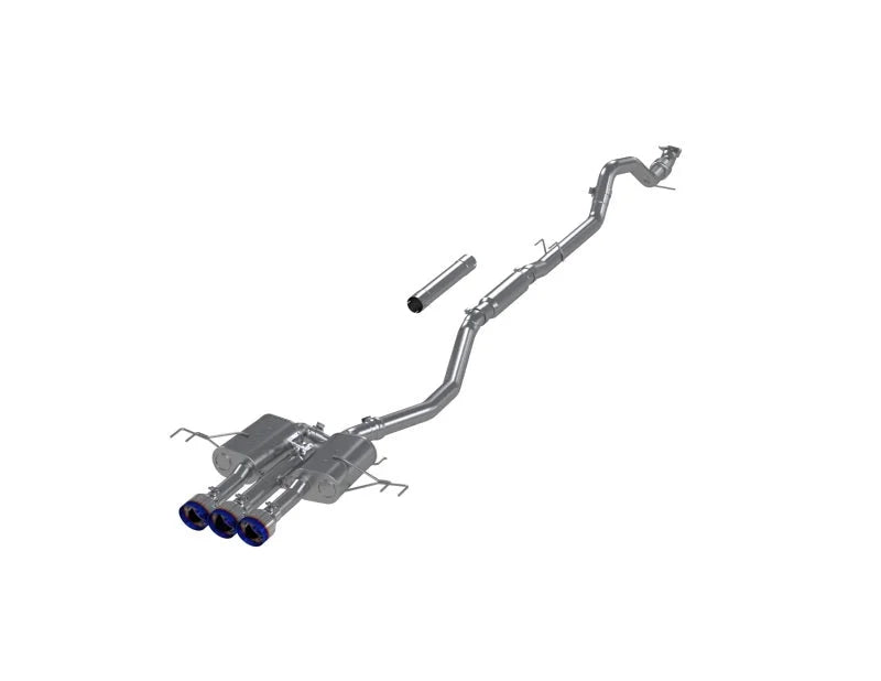 MBRP 2024+ Acura Integra Type-R T304 SS 3in Cat-Back Triple Center Outlet Exhaust w/Burnt Tips - Main Product View