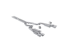 Load image into Gallery viewer, MBRP 2024+ Ford Mustang 5.0L Alum. SS 3in Cat-Back Dual Split Exhaust w/ Quad Tips (Valve Delete) - Main Product View
