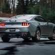 Load image into Gallery viewer, MBRP 2024+ Ford Mustang 5.0L Alum. SS 3in Cat-Back Dual Split Exhaust w/ Quad Tips (Valve Delete) - Side View