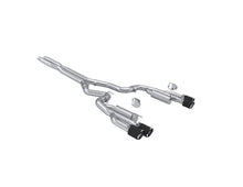 Load image into Gallery viewer, MBRP 2024+ Ford Mustang 5.0L T304 SS 3in Cat-Back Exhaust w/ Quad Carbon Fiber Tips (Valve Delete) - Main Product View