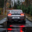 Load image into Gallery viewer, MBRP 2024+ Ford Mustang 5.0L T304 SS 3in Cat-Back Exhaust w/ Quad Carbon Fiber Tips (Valve Delete) - Installation View