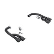 Load image into Gallery viewer, MBRP 2024 Ford Mustang GT 5.0L 2.5in Dual Rear Axle-Black Tips - Black-Coated Aluminized Steel - Main Product View