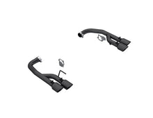 Load image into Gallery viewer, MBRP 2024 Ford Mustang GT 5.0L 2.5in Dual Rear Axle-Black Tips - Black-Coated Aluminized Steel - Main Product View