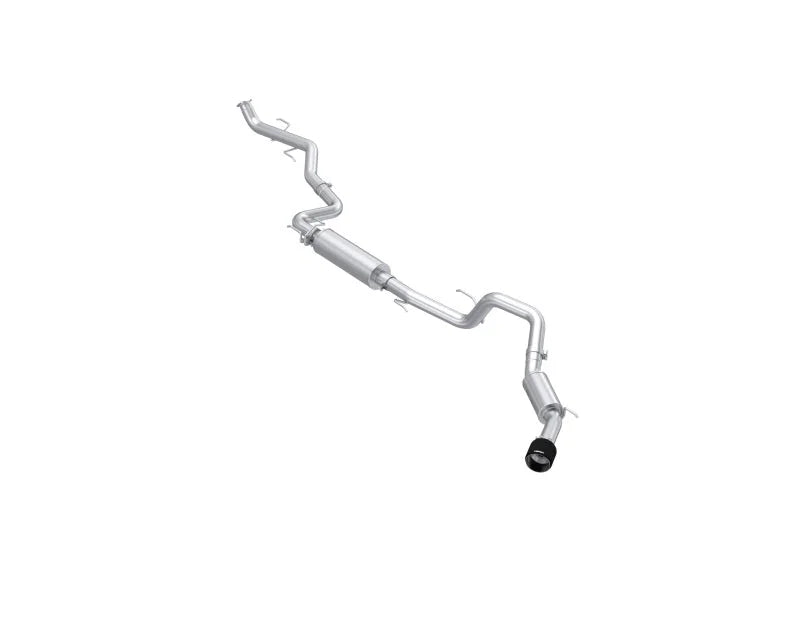 MBRP 2024 Toyota Tacoma T304 Stainless Steel 3in Cat-Back Single Side Exit with Carbon Fiber Tip - Main Product View