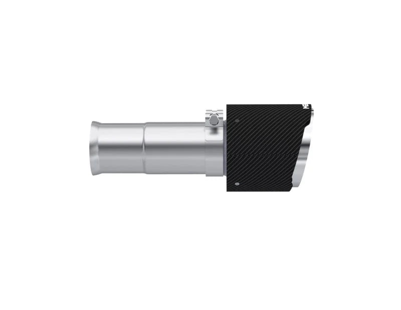 MBRP 2025+ RAM 1500 3.0L 5in. Dual Tips - Carbon Fiber - Side View