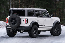 Load image into Gallery viewer, MBRP 21-22 Ford Bronco 2.3/2.7L EcoBoost 2/4-Dr 3in Catback Dual Split Rear Exit BLK AL - Installation View