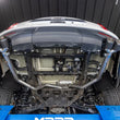 Load image into Gallery viewer, MBRP 21-24 Chevrolet Suburban XL 5.3L 3in T304 SS 2.5in Dual Split Carbon Fiber Cat-back - Side View